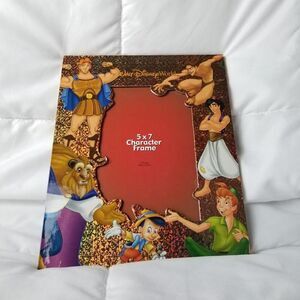 Disney Hero Picture Frame 5x7 Hercules Tarzan Beast Aladdin Peter Pan Pinocchio